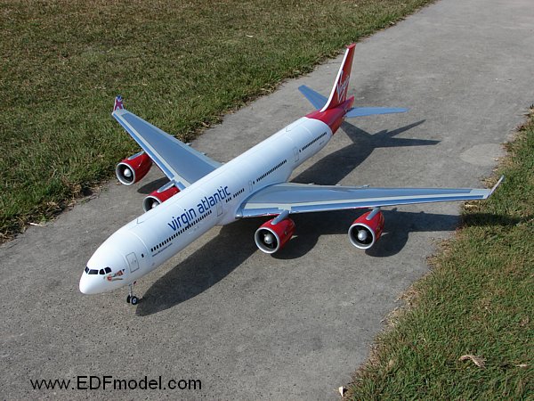 Airbus A340 RC Airliner Virgin Atlantic 4